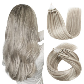 Extensii Microring Deluxe Balayage #19/ Silver